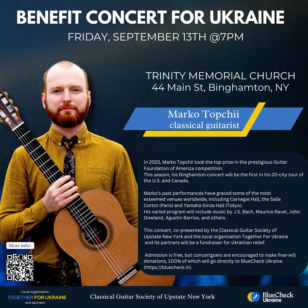 Marko Topchii Benfit Concert for Ukraine